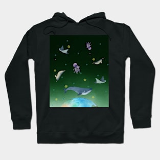 Ocean above earth Hoodie